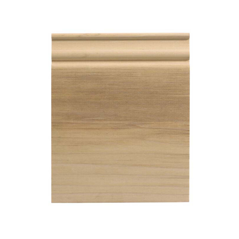 Ornamental Mouldings Hardwood Colonial Plinth Block and Floor Moulding